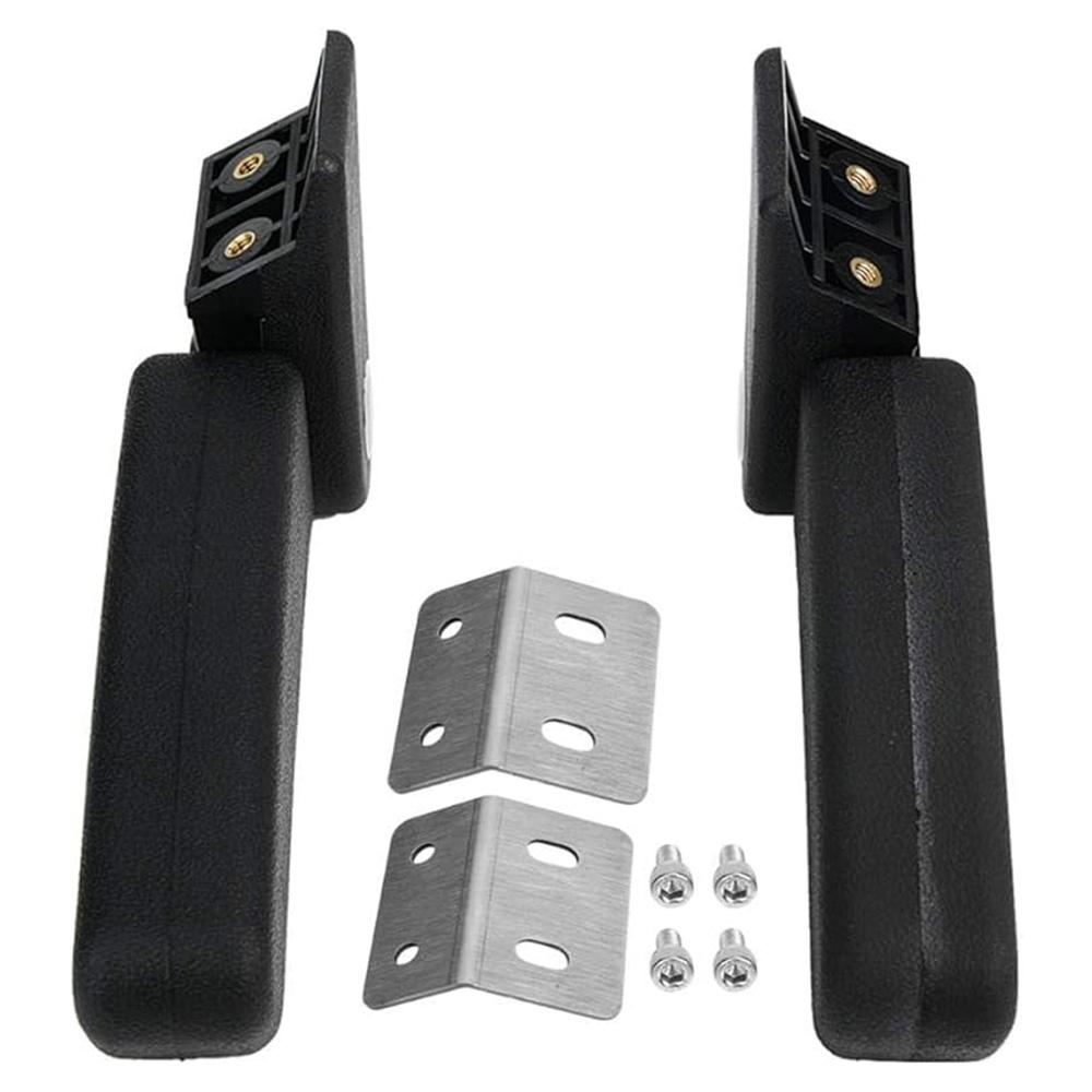 1 Pair Motorcycle Passenger Armrest Rear Box Foldable Grab Handles