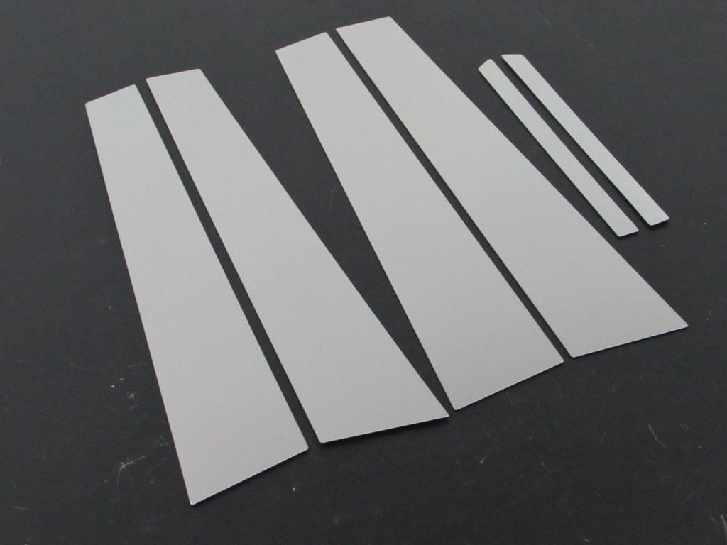 BRIGHTZ Stainless Steel Pillar Panels for Honda Crown and 183 Visors GRS Ultra-Mirror (6-Piece Set) 180, 181, 182, (No Required) [PIL-SIL-178] (18