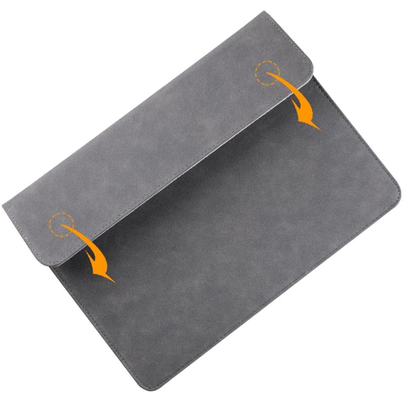 Laptop Bag Sleeve For Macbook Air 13 A2237, Air 15 Case M1 M2 M3 Pro 14 16 Inch PU Leather Bags Cover For Laptop Bags