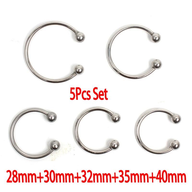 Dual Ball Stainless Steel Ring for Men