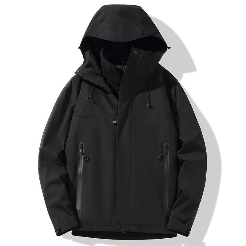 Autumn and Winter New Outdoor Jacket Two-piece Men's and Women's Climbing Clothes