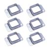 Fence Wall Mount Bracket Replacement Double Flange Square Brackets Deck Fence Wall Mount Rail End Bracket Connector
