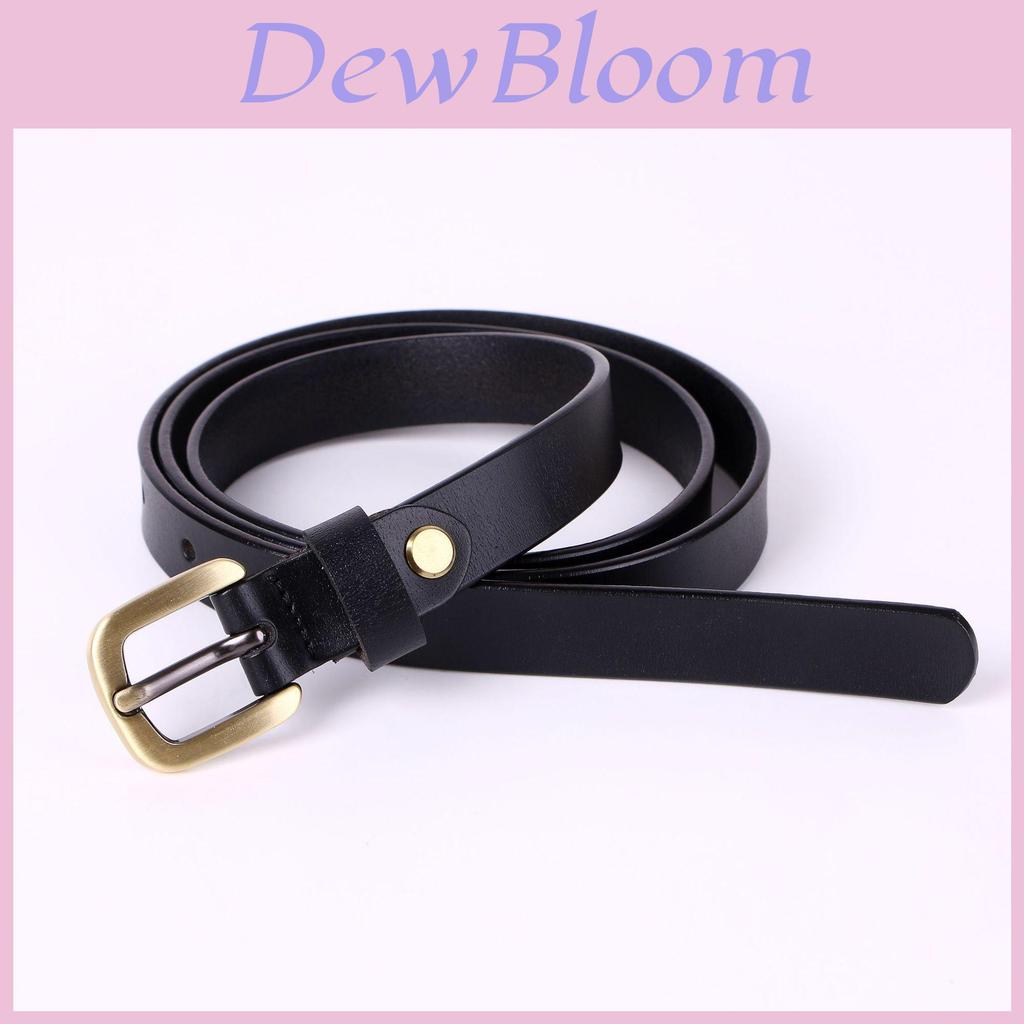 Genuine Leather Waist Belt For Women And Men With Square Buckle Casual Style For Outdoor Wear