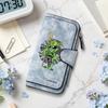 Cool Green Demon Pattern Long Wallet for Daily Use Fashion Multi Card Slot Purse