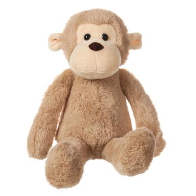 Apricot Lamb Light Brown Monkey Plush Toy, Soft and Cute, Fluffy Light Brown Monkey, 23cm, Suitable for Boys and Girls