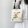 Women's Cute Cartoon Canvas Shoulder Handbag - Small Korean-Style Casual Bag
