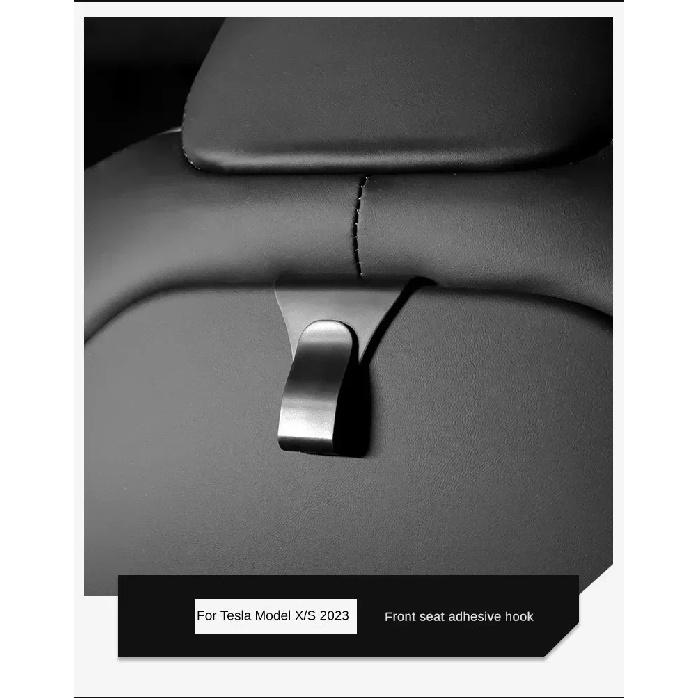 For Tesla Model X S 2025 2024 Front Seat Backrest Hook Sundries Storage Organizer Convenient Hanging Hook Interior Accessories