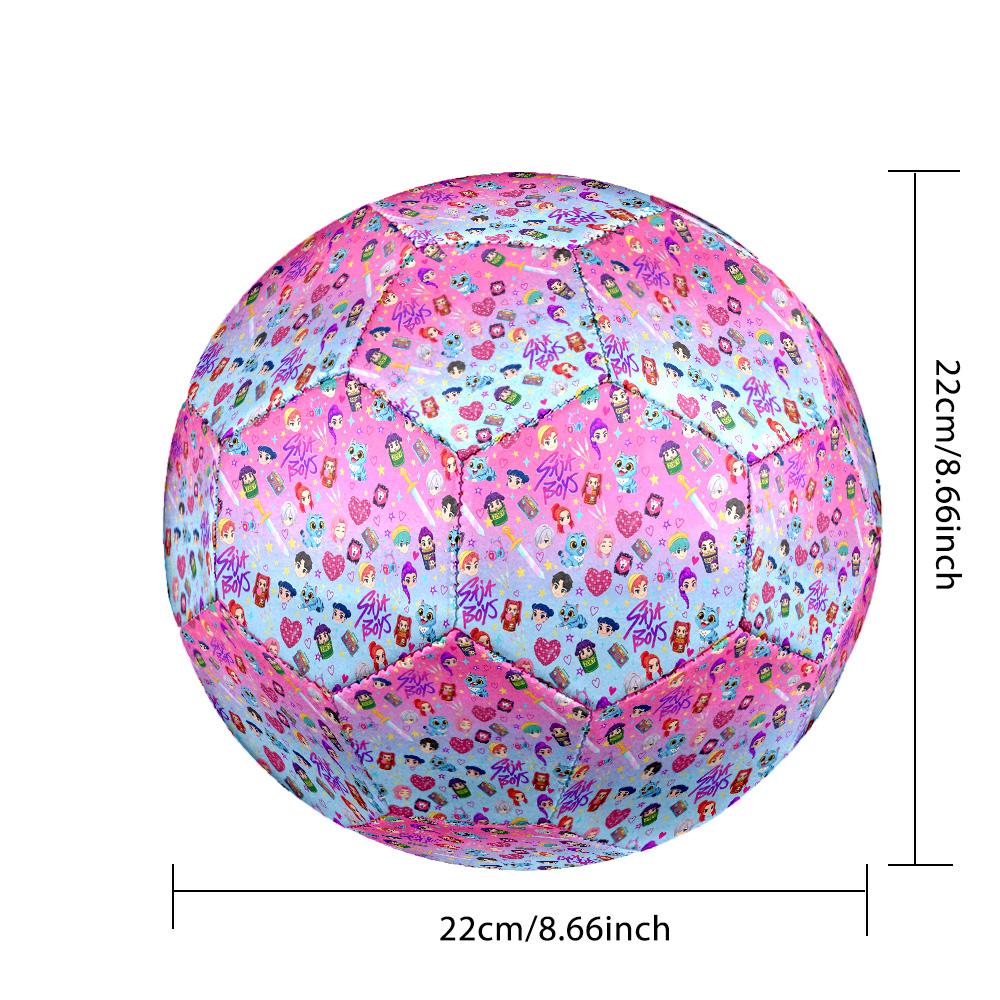 K-pop Size 5 Football Machine Sewn Indoor/Outdoor Training and Matches for Football Accessories Birthday/Christmas Wedding Party Gift