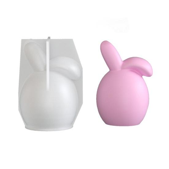 

Силіконові Форми Великодній Кролик Яйце Форма для Заливки Набір для Гіпсу Соєвого Віску Смоли Гнучка Легке Виймання Форма для Хобі F