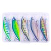 Hard Minnow Fishing Lures Lifelike 3D Eyes Sharp Treble Hooks Bait for Freshwater Bass Trout Angling