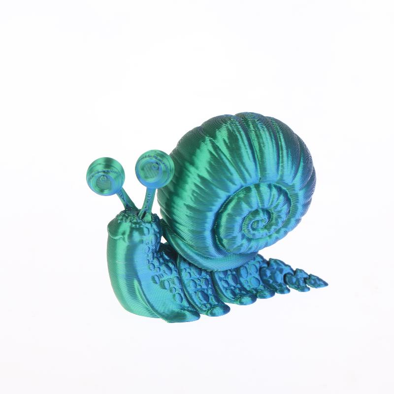Jouet Modèle d'Escargot Simulé Imprimé en 3D Ornement Sculpture Animale Amusante Décoration de Bureau Pour Enfants Cadeaux Cadeau Unique