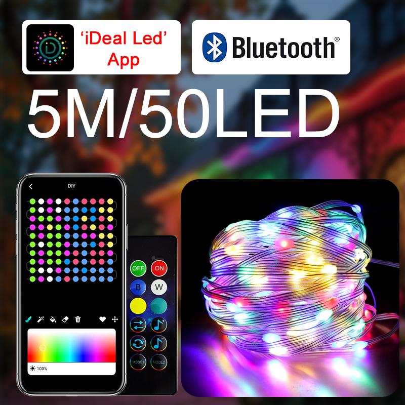 

Светодиодная USB гирлянда 5 м/10 м, серебряная проволока, водонепроницаемые сказочные огни для рождественской свадьбы, праздничной вечеринки, украшения