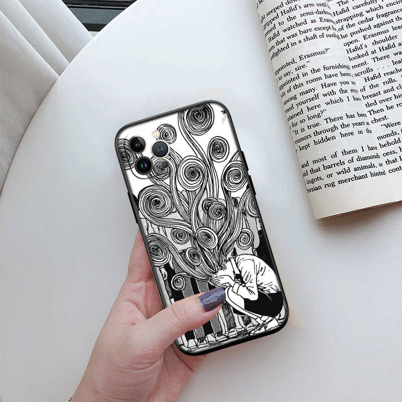 MH79 Junji Ito Tomie Phone Shell Case for iPhone 7 8 11 12 13 14 15 16 17 16E XS Pro Max XR X SE Air