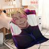 B-BLUE L-LOCK Shidou Ryuusei Blanket Soft Comfortable Nap Plush Suitable For Iiving Room Office Bedroom Birthday Home Kid Gift