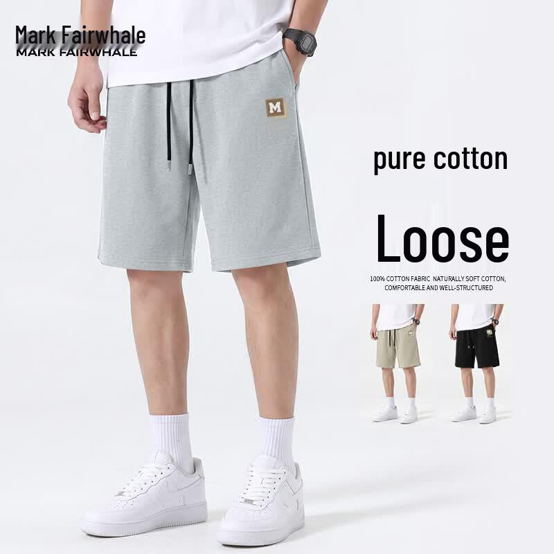 

MARK FAIRWHALE Men s Cotton Casual Sports Shorts 2XL
