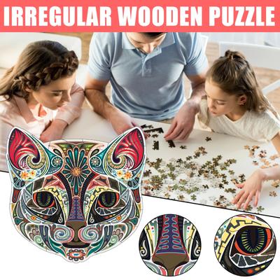(H0826)Stavebnice puzzle kvalitní puzzle dospělé děti dárek dřevěné