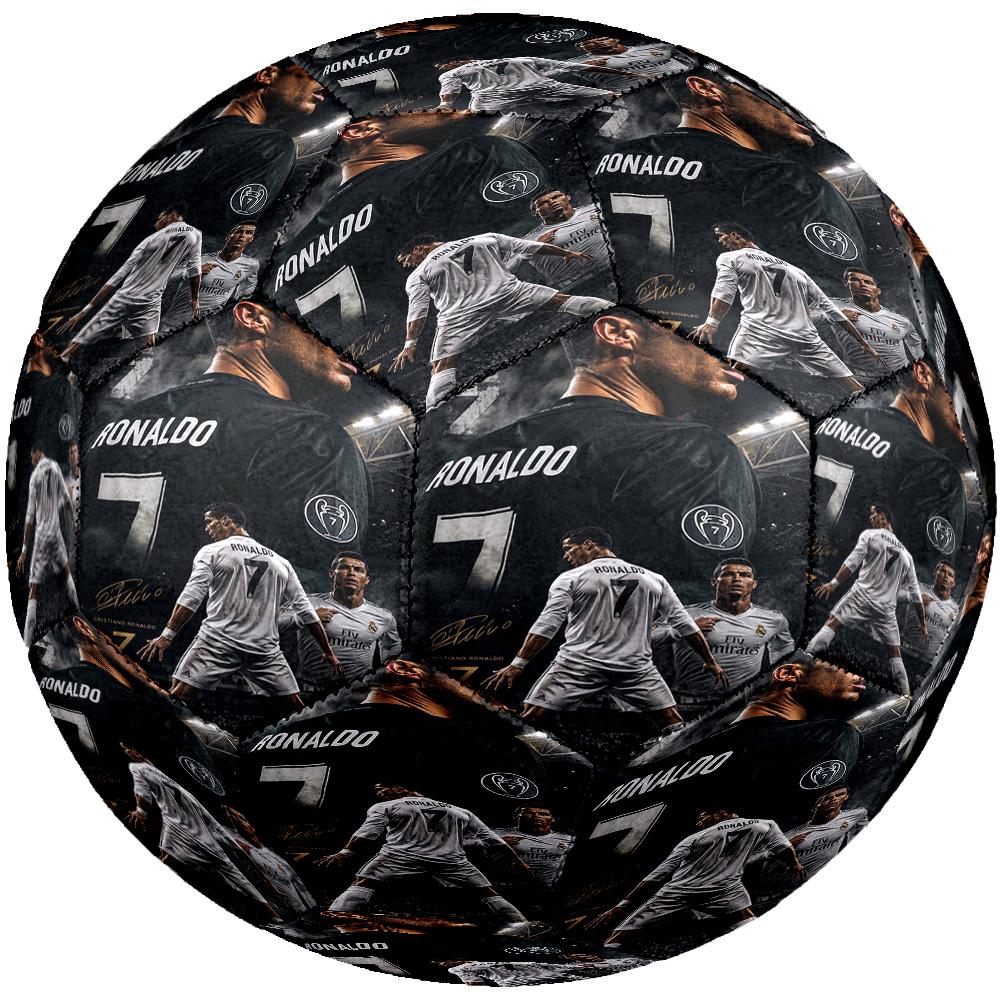 Pallone da Calcio Ronaldo Cr7 Leggenda del Real Madrid Taglia 5 Cucito a Macchina per Interni/Esterni Universale Regalo Commemorativo Perfetto per gli Amanti del Calcio