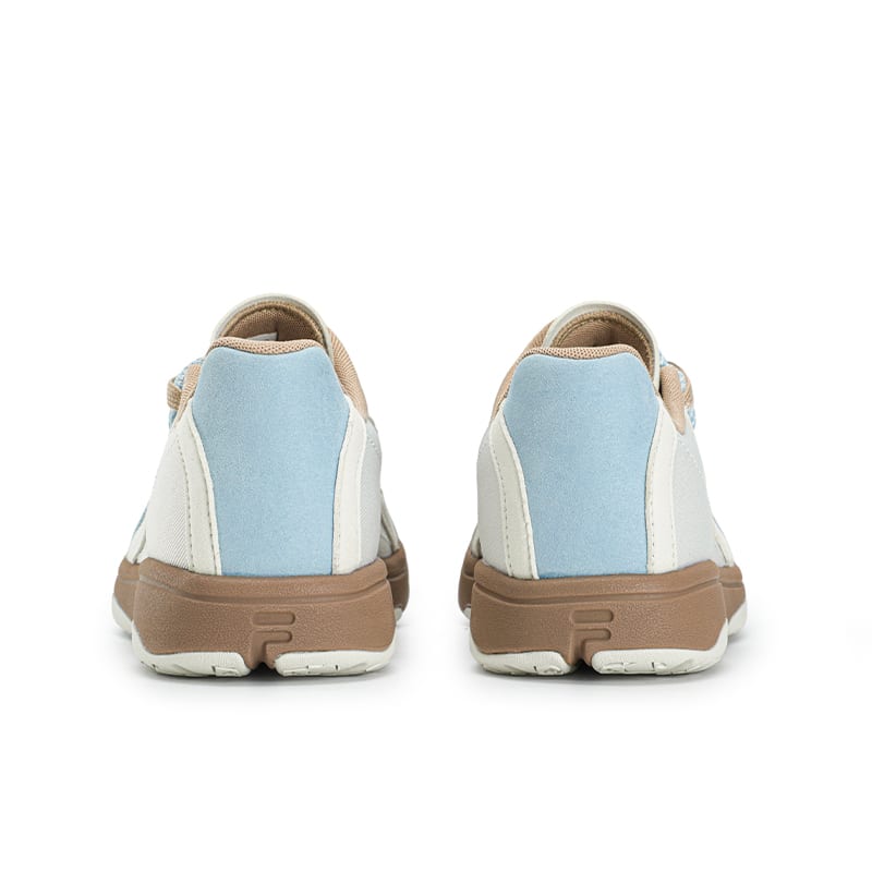 FILA PURE Skateboard Shoes Women's Low Top White Agate Gray/Sky Blue F12W633203FWS