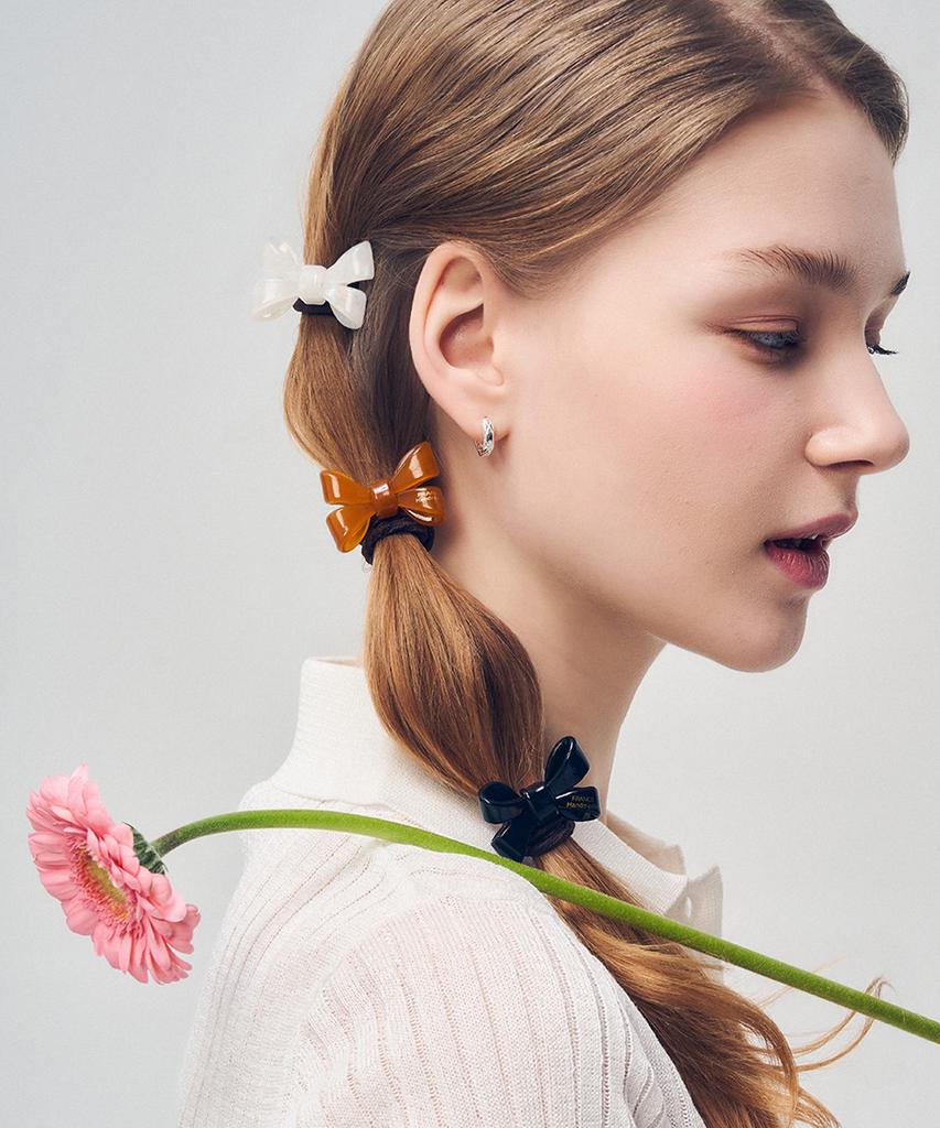 Dana Burton Mono Of Ribbon Hair Tie