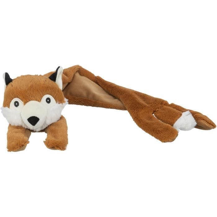Jouet En Peluche - Trixie - Renard - Lot De 2 - Durable - Son Craquant - Orange