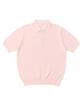Berno 26Ss Waffle Polo Knit Pink