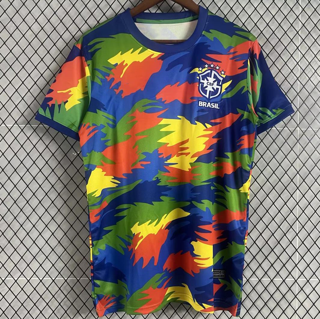 Brazil National Team Five-Star Retro 1980-2004 Home & Away Fan Jersey - Special Thai Edition Football Kit XL
