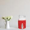 Glass Beverage Dispenser with Tap - 4.4kg Juice Jar with Stainless Steel Spigot Cold Drink Water Container for Lemonade/Iced Tea
