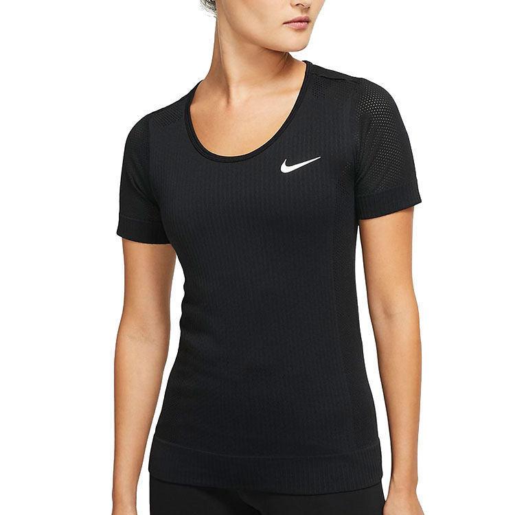 Nike T-shirt de Fitness à Manches Courtes pour Femme Infinite Running Noir BV3914-010