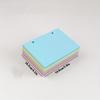 125Sheets Blank Loose Leaf Paper 5 Colors 2 Hole Binder Paper Notebook Filler Paper Binder Inserts, with Binder, 5.8x4.1inch