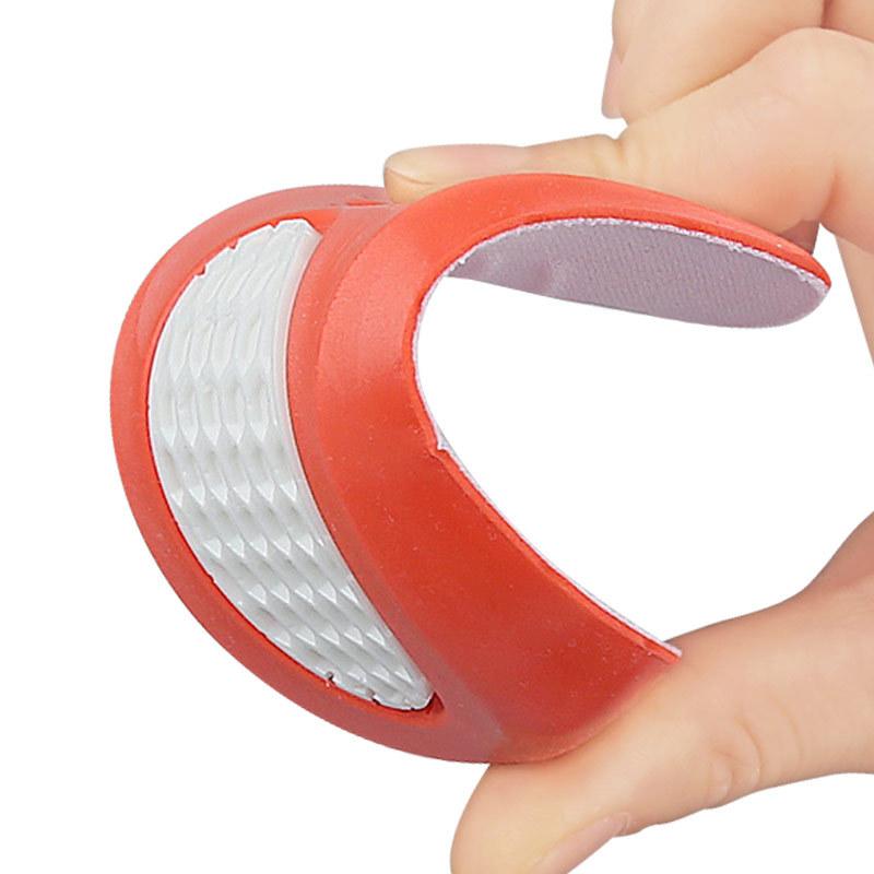 GEL Heightening Half Pad for Men and Women Thickened Invisible Inner Heightening Insole Soft Sports Non-slip Shock Absorption Heel Half Size Pad