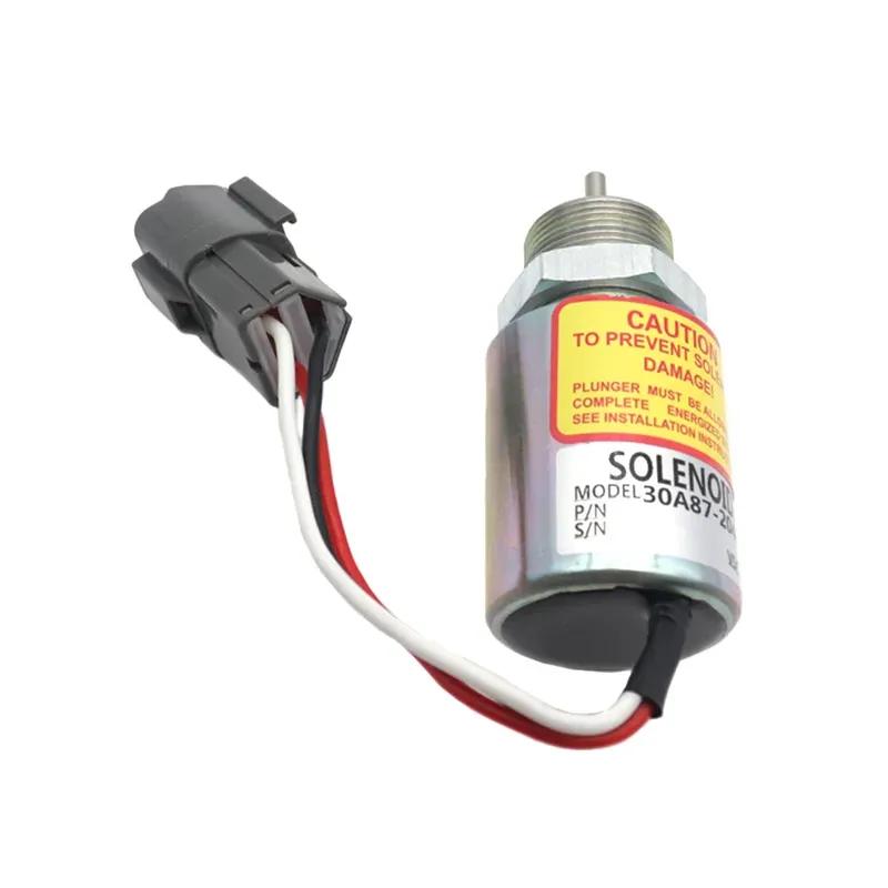 30A87-10400 30A87-20400 For Mitsubishi L3E S3L S4L WR 12V Fuel Shut Off Solenoid