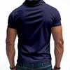 Men's Minimalist Quick-Dry Polo Shirt Summer Top for Men Loose-Fit Breathable Collared Short-Sleeved T-Shirt