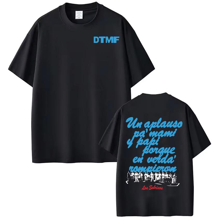 

Singer Bad Bunny DTMF Album Tour 2026 Graphic Tshirt Men Women Fashion Casual Tshirts pure Cotton Aesthetic Trendy Harajuku Top 2XL