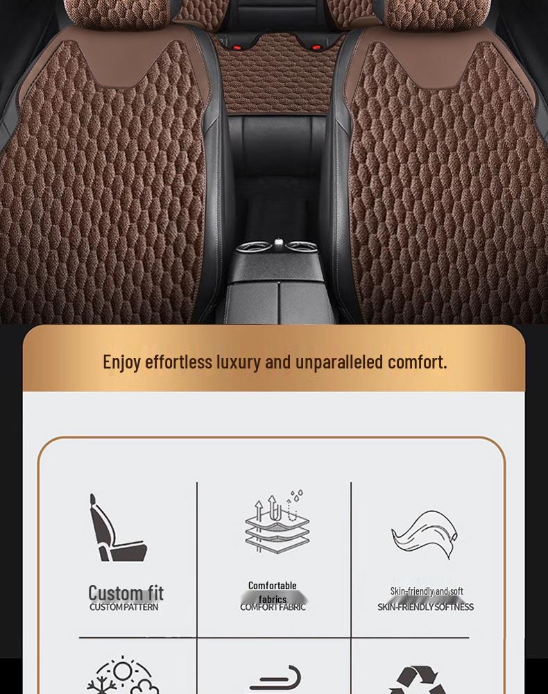 Geely Galaxy E8550 Linen Seat Cushions for Two-Wheel Drive Longteng PROMAX Starship