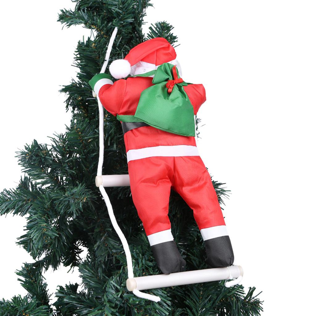 Christmas Ornament Climbing Santa Claus Christmas Tree Indoor/Outdoor Hanging Ornament Decoration Christmas Hanging Ornament
