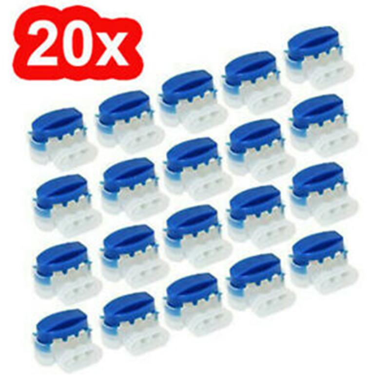 20x Resin Filled Cable Connector 314 Wire Connector For Automover Robot Lawn Mower Husqvarna Gardena Quick Electrical Terminals