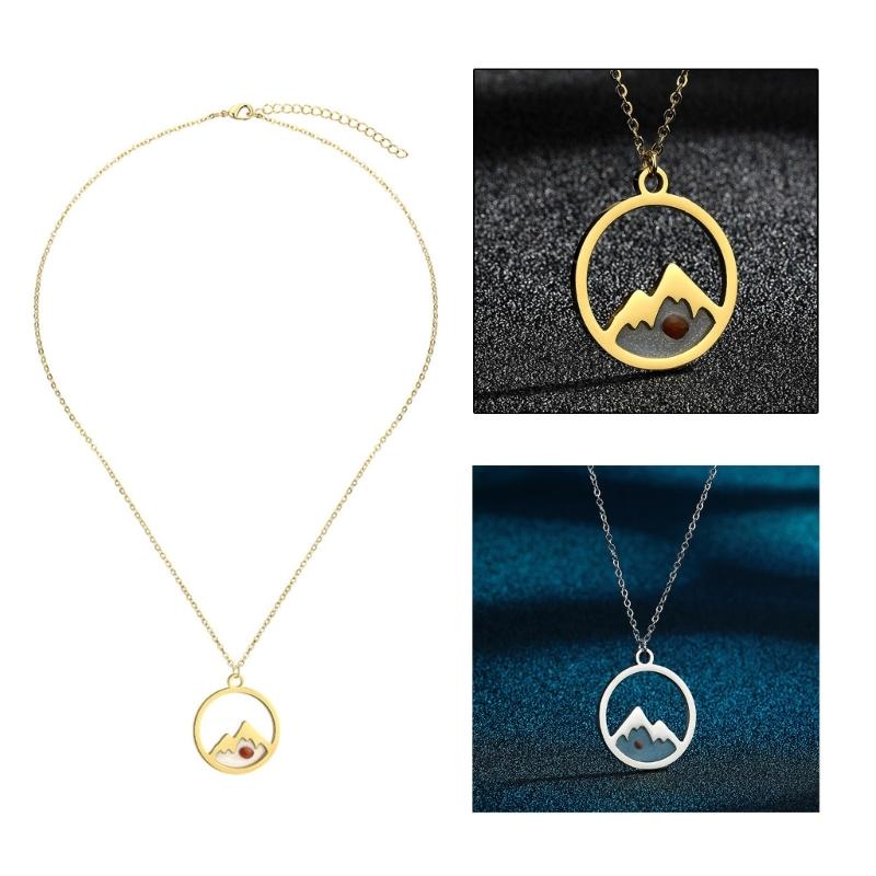 Creativity Mustard  Necklace Stainless Steel Chain Faith Necklace For Women Girl Christian Inspirational Jewelry