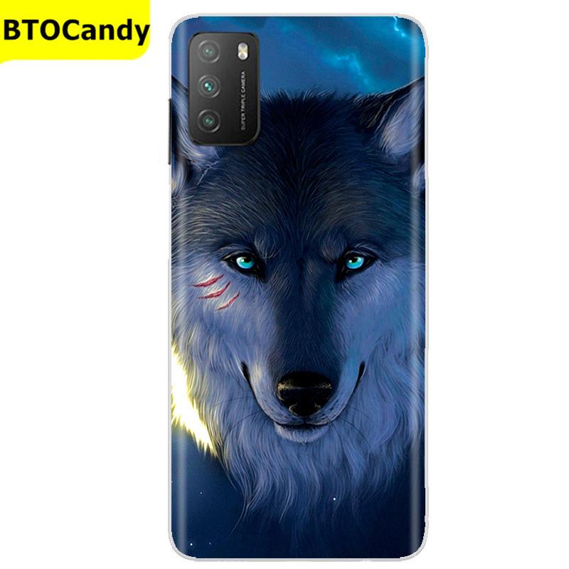 Für POCO M3 Hülle, Weiche Silikon-Rückseite, Telefonhülle für Xiaomi Poco M3 Pro 5G, Rückseitige Abdeckung, Weiche TPU Coque für POCO M 3 M3 Silikonhülle