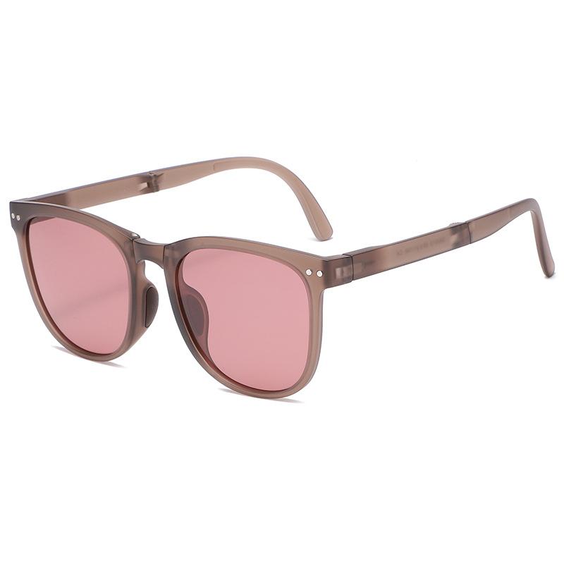 Faltbare Sonnenbrillen für Damen, hochwertige Sonnenschutz-Sonnenbrillen, neue Anti-Ultraviolett-Online-Promi-Modebrillen für Herren.