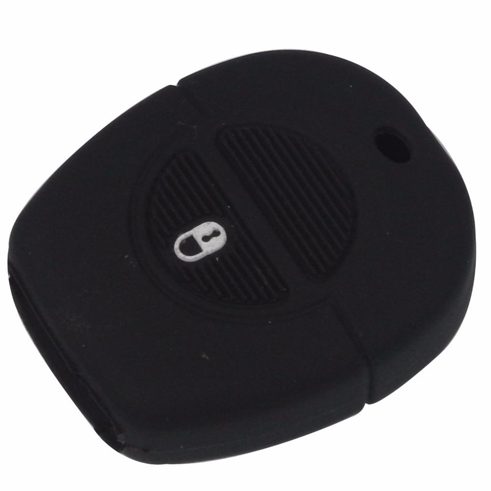Jingyuqin New Remote 2 Buttons Silicone Rubber Key Fob Cover Case For Nissan Micra Almera Primera X-Trail
