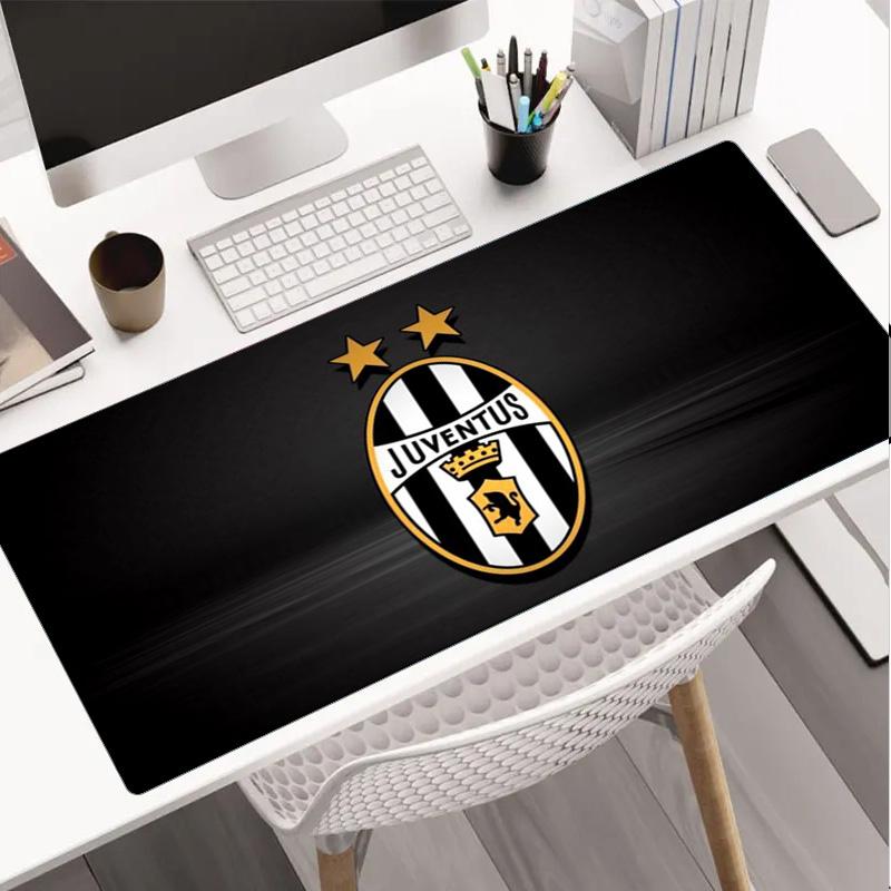 Tappetino per mouse Logo Juventus Football Club Tappetino per mouse, Tappetino per mouse da gioco, Tappetino per tastiera, Decorazione da scrivania per computer portatile Regalo per tifoso Regalo di compleanno