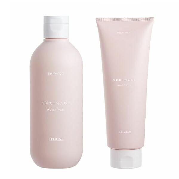 Sprinage Shampoo Moist Veil 280ml and Sprinage Treatment Moist Veil 230g Set