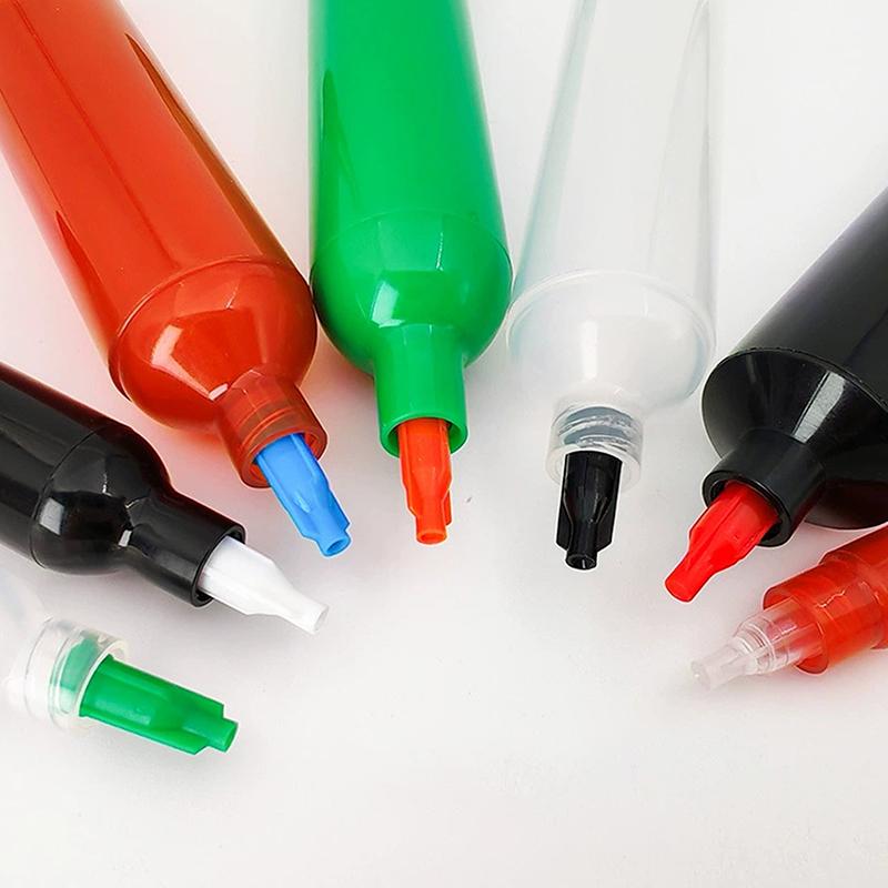 100Pcs/pack Plastic Syringes Tip Caps Dispensing Needles Tip Cap Spiral Mouth Plugs Securely Lock For Safe DIY Liquid Transfer