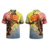 Men's Halloween Printed Trendy Short Sleeve T-Shirt Casual Top