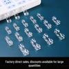 Self-Adhesive Transparent Cable Organizer Clip