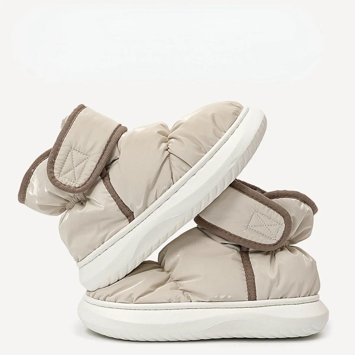 

Модные Зимние Теплые Утолщенные Плюшевые Водонепроницаемые Снежные Ботинки Женские Нескользящая Толстая Подошва Хлопковая Подкладка Ботильоны Уличная Женская Обувь 2024 36-37(fit 35-36)