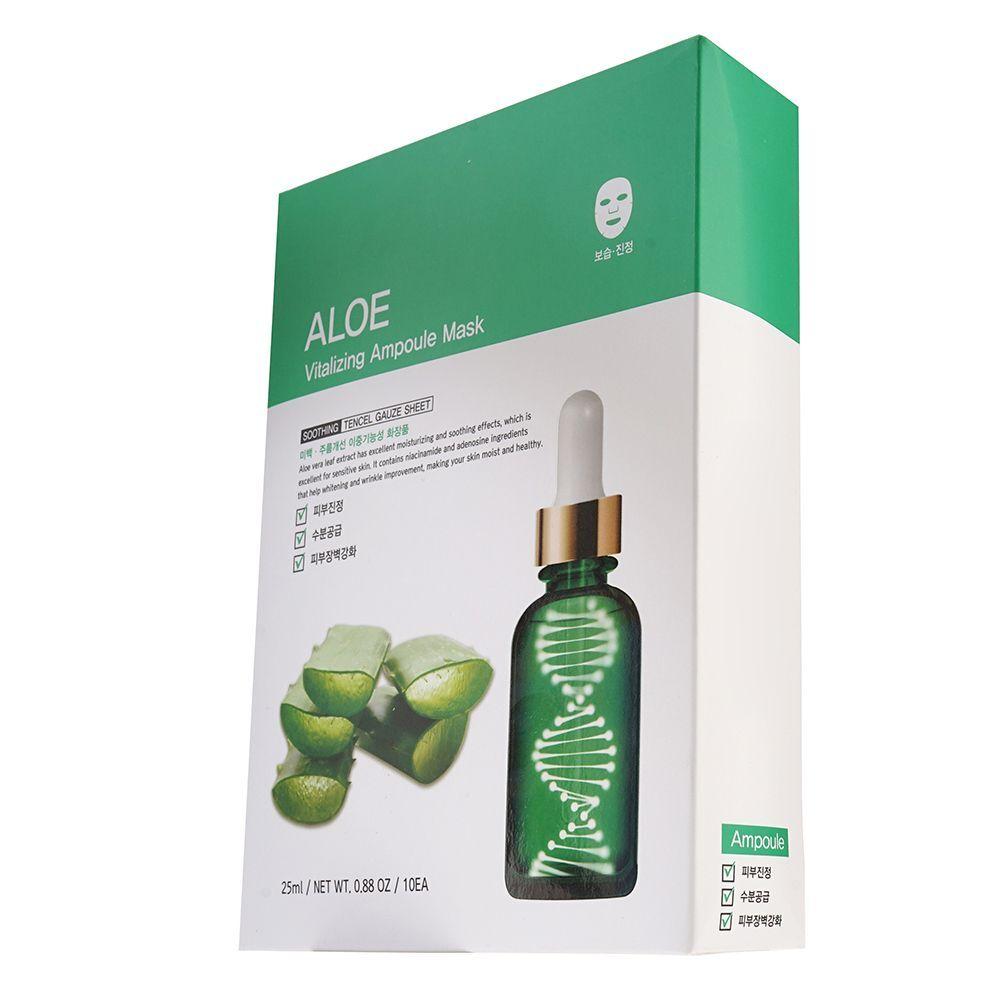 Aloe ZWIZLPPU Ampoule Skin Soothing Mask Pack (10 sheets)