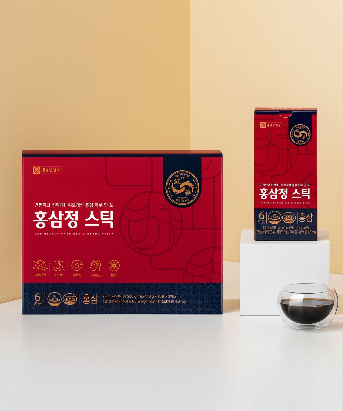 Red Ginseng Extract Sticks 1 Box (30 packets)