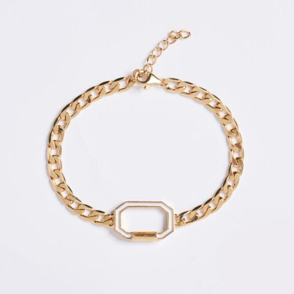 [POPTS] White Modernity Stone Bracelet OTB122512EYW