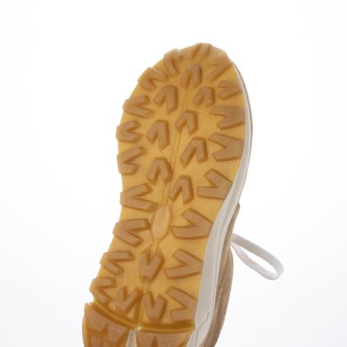 Carino CAUC51106 Women's Beige Combination Sneakers, Size 23.5 Cm